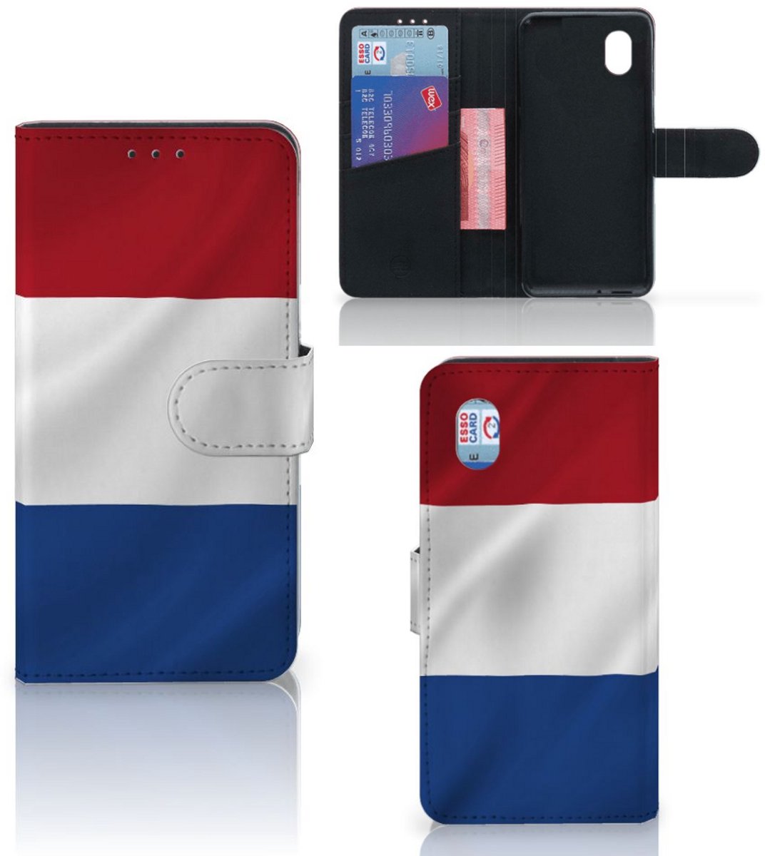 Alcatel 1B (2020) Bookstyle Case Nederlandse Vlag