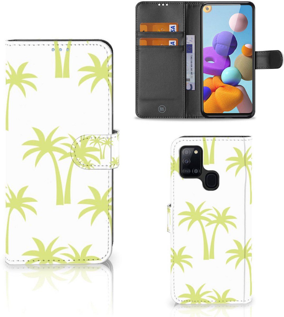 Samsung Galaxy A21s Hoesje Palmtrees