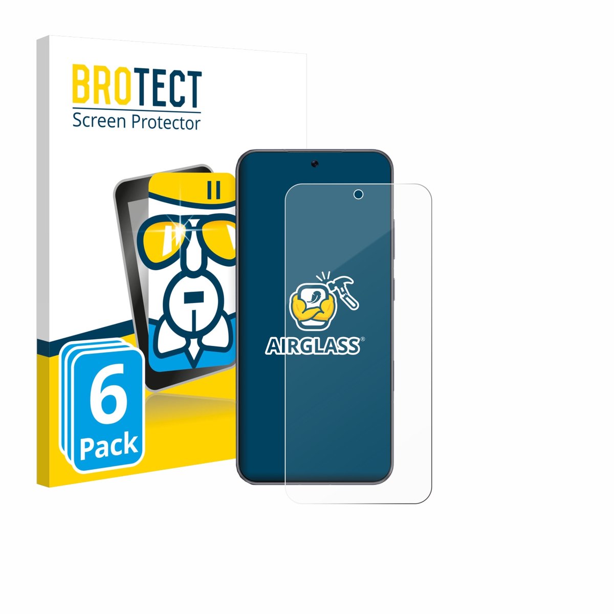 Screenprotector 6 Stuks voor Honor Win Beschermglas transparant