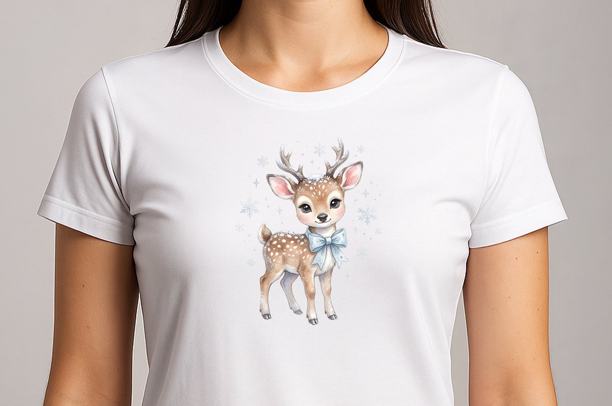 Dreamy Baby Deer Design - T Shirt - cute - kawaii - Gift - Cadeau - schattig - schattigdesign - liefdesign - pastelkunst