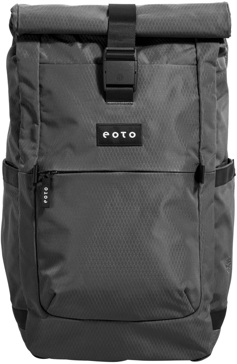eoto laptop rugzak rugzak met laptopvak Rolly32 Rolltop Backpack 32L Stone Grey grijs