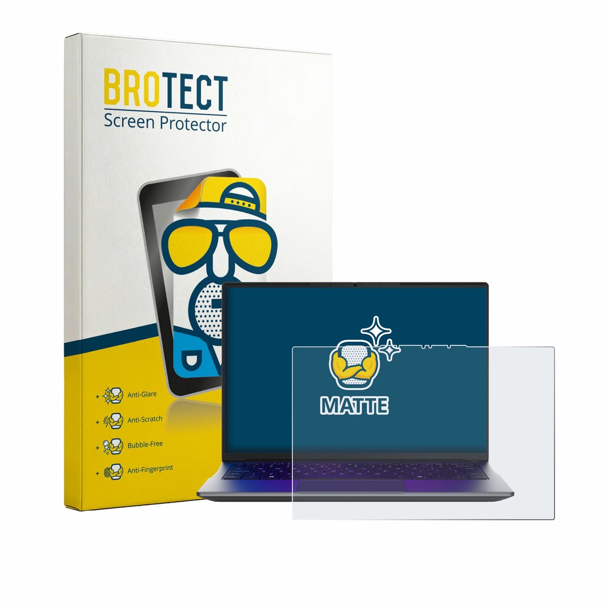 BROTECT - Screenprotector voor MEDION Avantum 14 E1e - Folie Beschermfolie matte