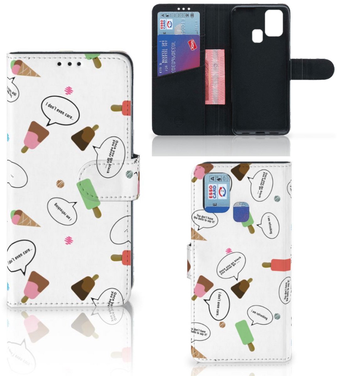Book Case voor Samsung Galaxy M31 Book Cover IJsjes