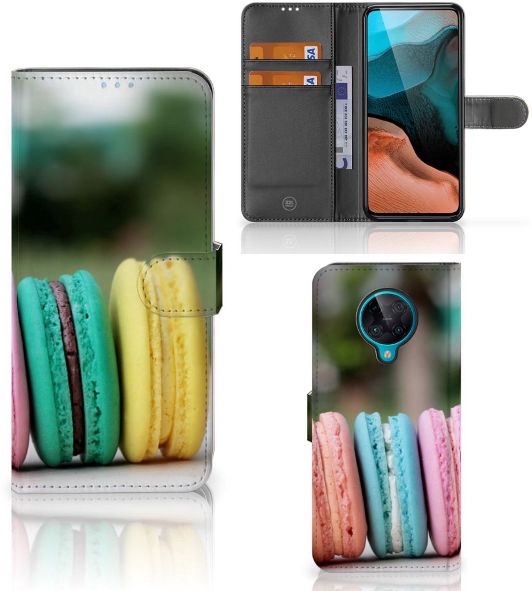 Xiaomi Poco F2 Pro Book Cover Macarons