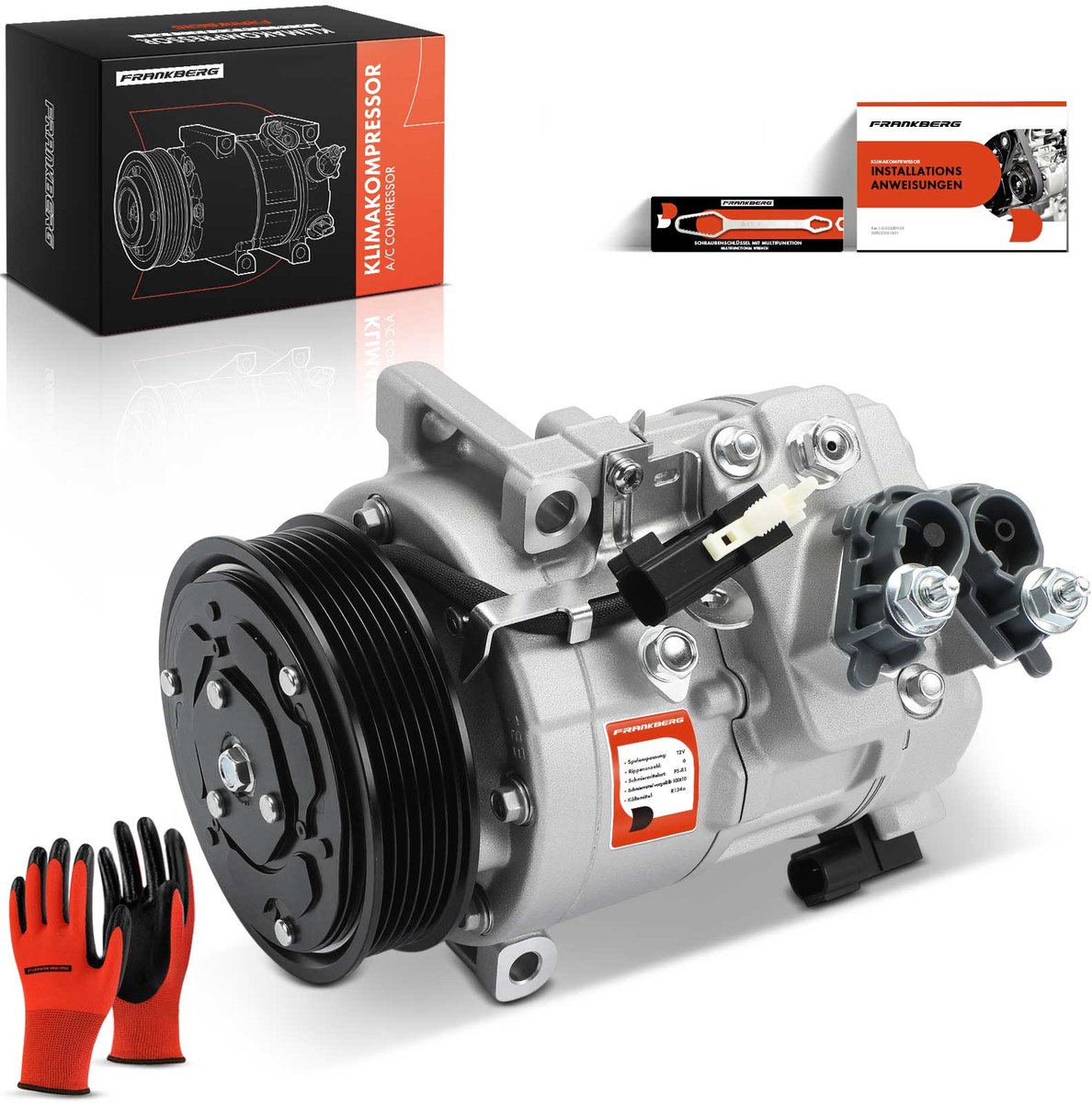Frankberg 1x airconditioning compressor voor FORD