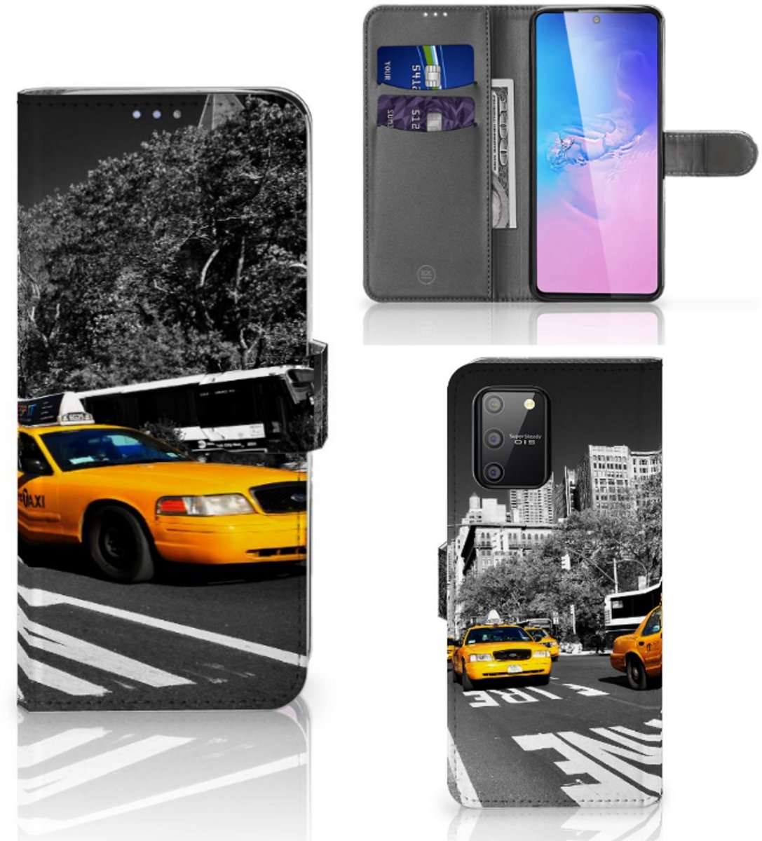 Samsung S10 Lite Flip Cover New York Taxi