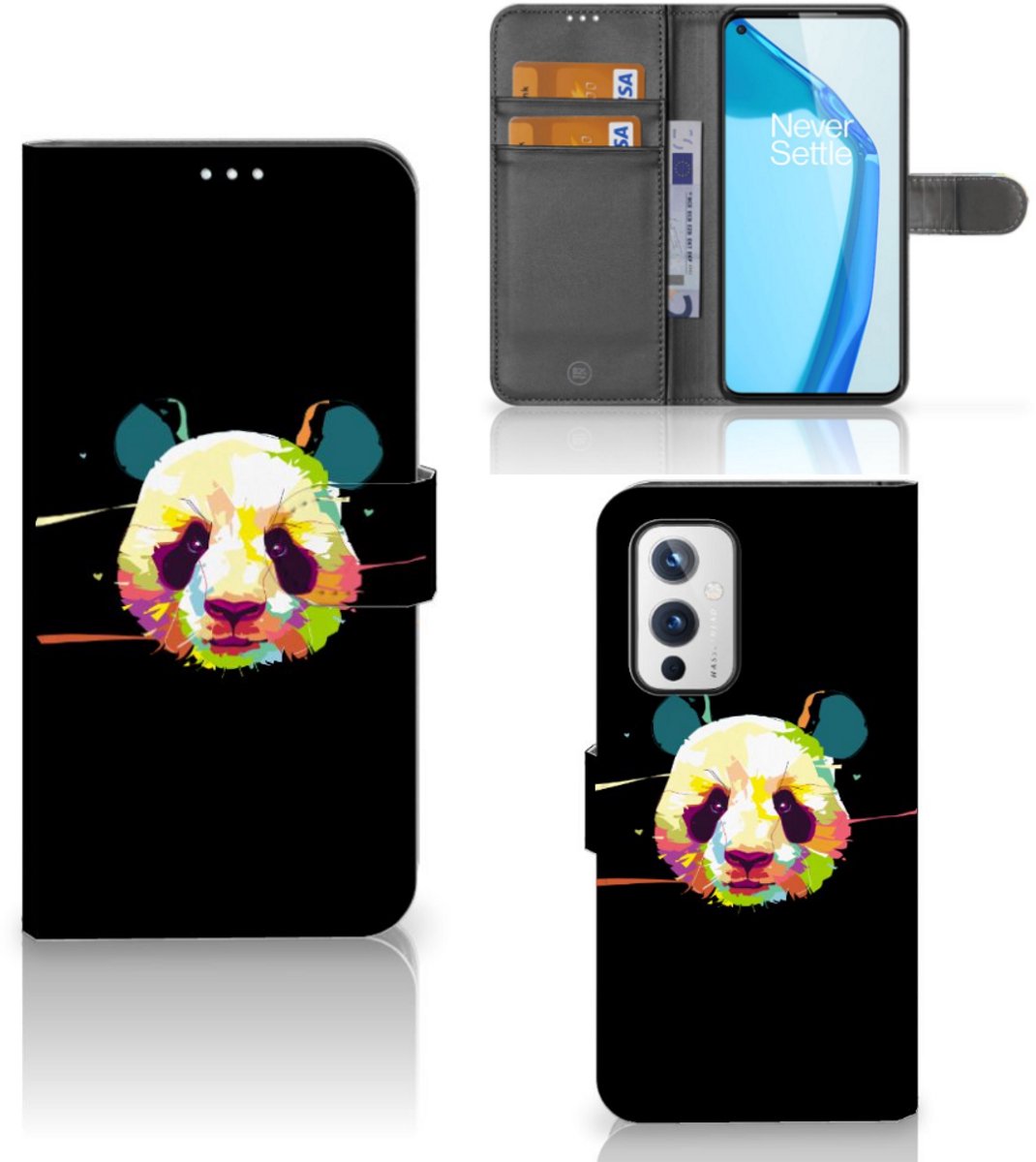 OnePlus 9 Leuk Hoesje Panda Color