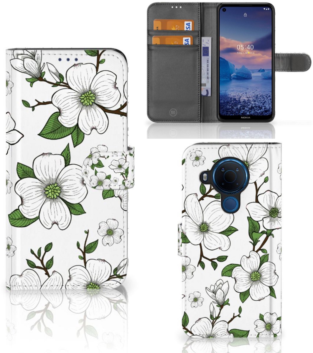 Nokia 5.4 Hoesje Dogwood Flowers
