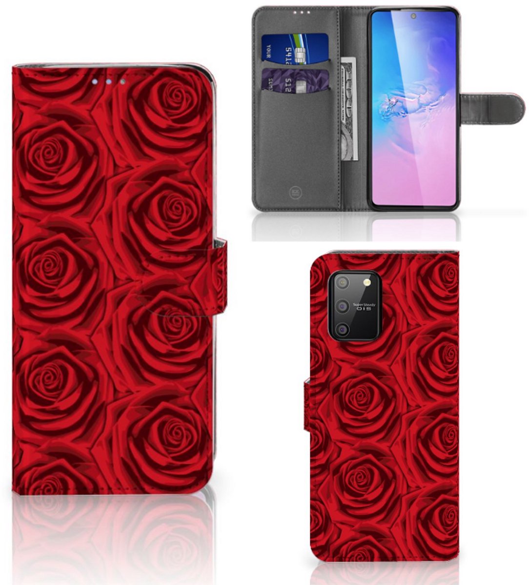 Samsung S10 Lite Hoesje Red Roses