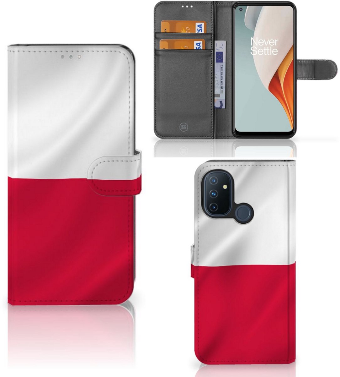 OnePlus Nord N100 Bookstyle Case Polen