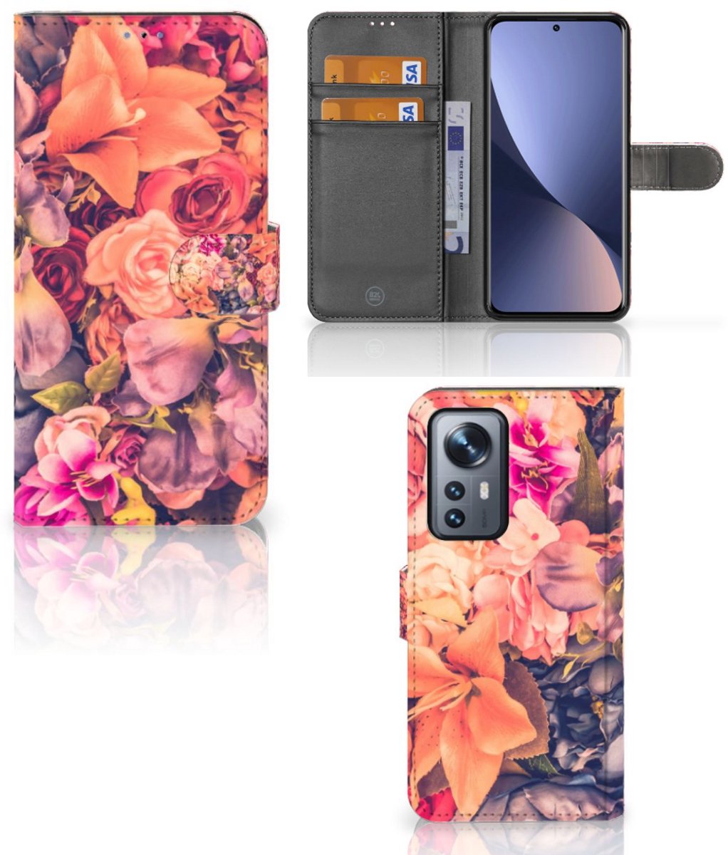 Xiaomi 12 Pro Hoesje Bosje Bloemen