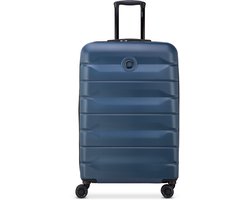 Delsey Air Armour Uitbreidbare Grote Koffer 77 cm - 112L - TSA Slot - 4 Dubbele Wielen - Pebble