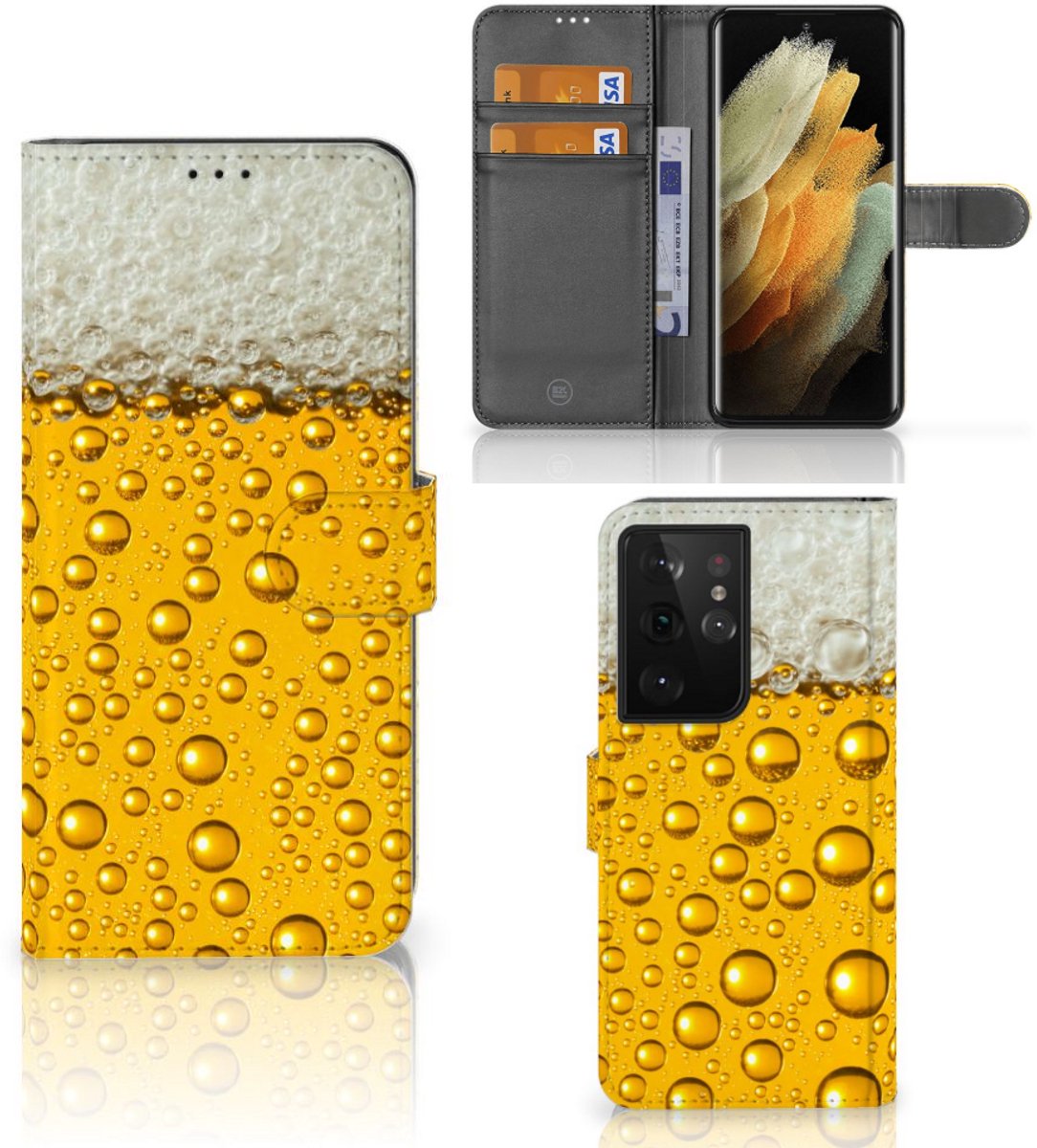 Samsung Galaxy S21 Ultra Book Cover Bier