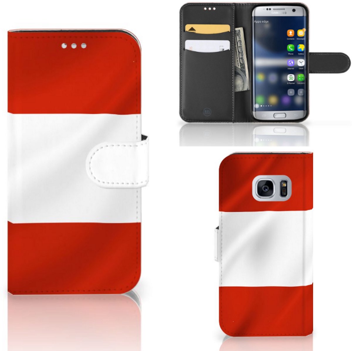 Samsung Galaxy S7 Bookstyle Case Oostenrijk