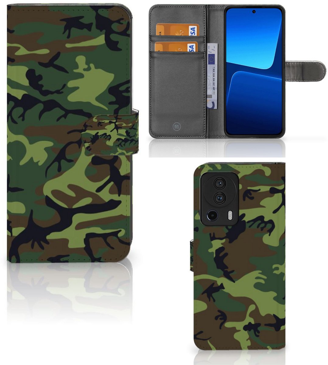Xiaomi 13 Lite Telefoon Hoesje Army Dark