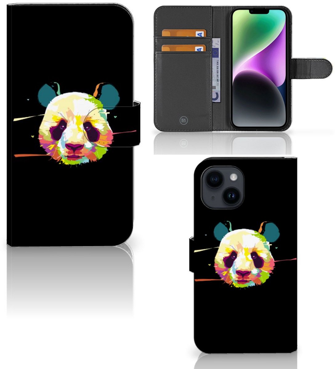 iPhone 15 Leuk Hoesje Panda Color