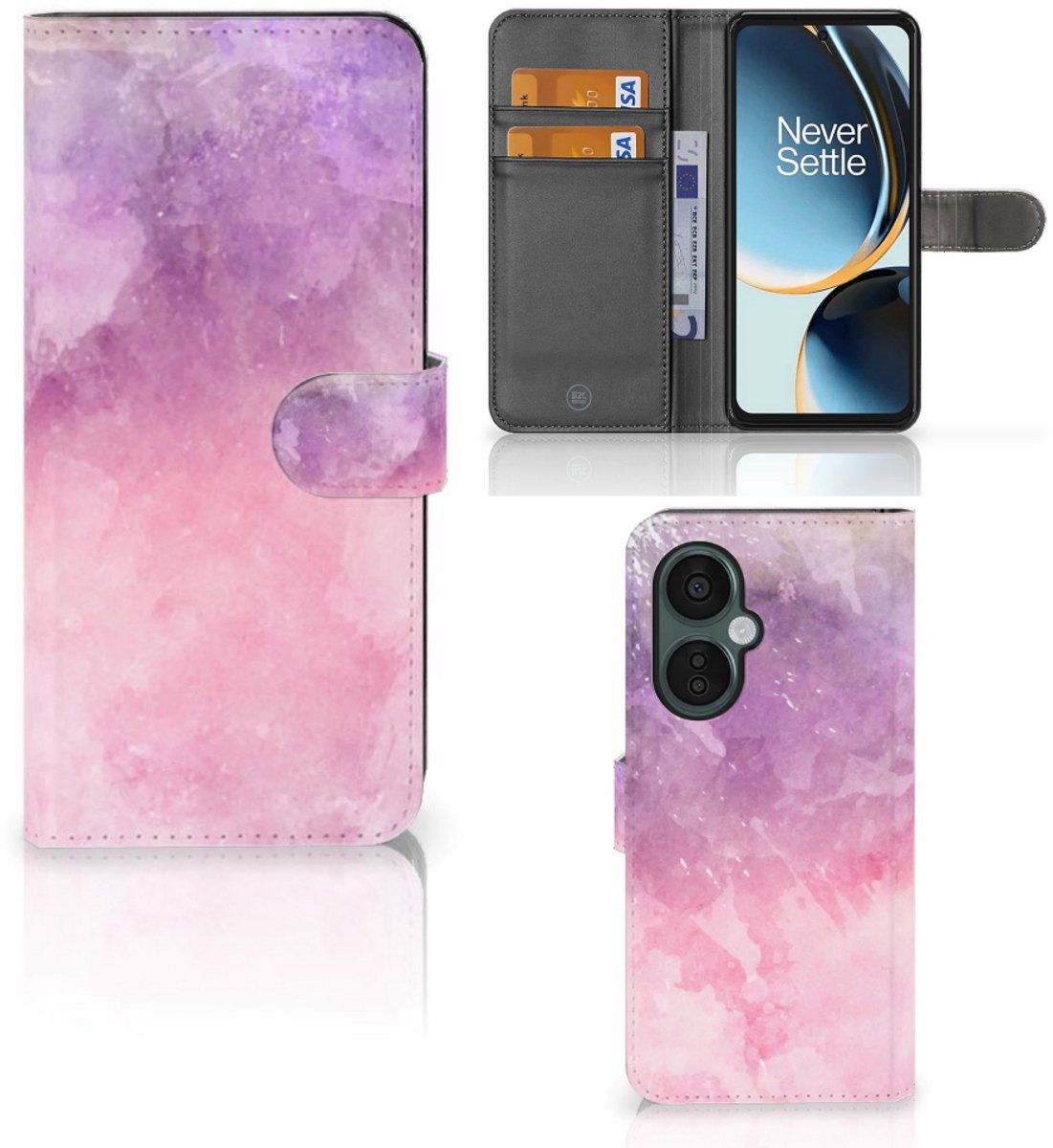 Hoesje OnePlus Nord CE 3 Lite Pink Purple Paint