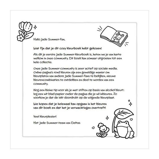Hallo Jade Summer-fan, welkom in onze community. Ontdek nieuwe kleurcombinaties.