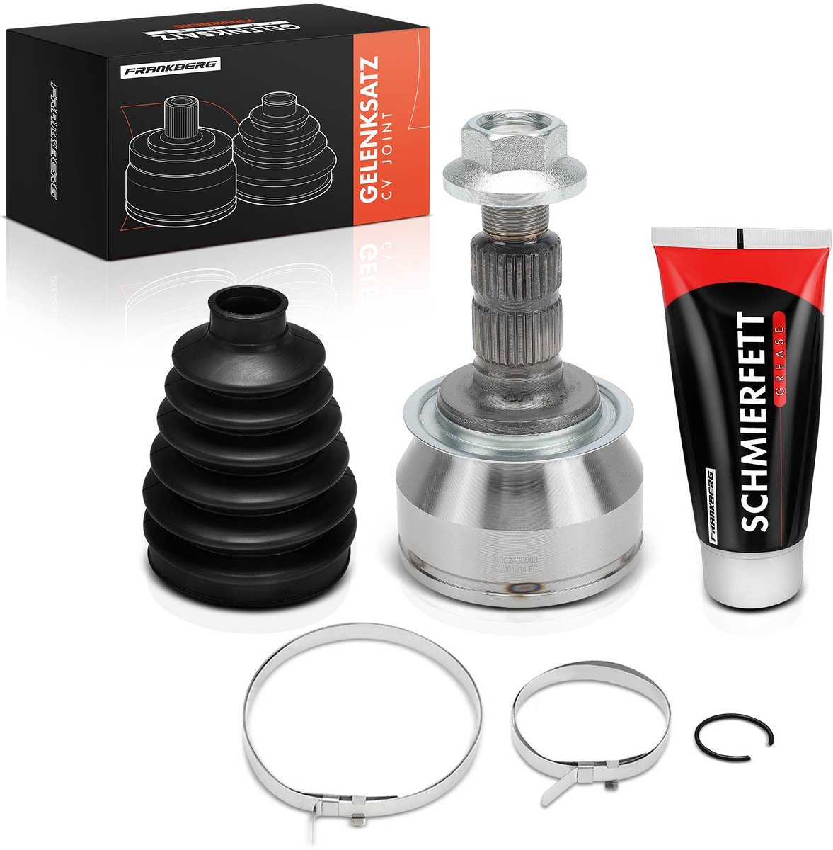 Frankberg 1x Cardanas Koppelstuk Set Vooras voor Chevrolet