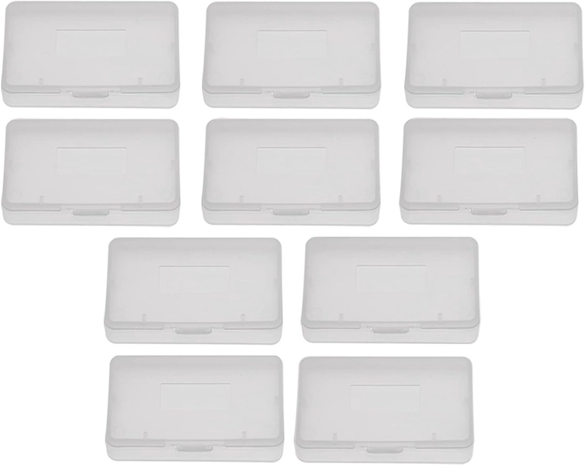 10 Stuks Transparante Antistofhoezen voor Game Cartridge Dozen - Bescherming voor Game Boy Advance en Accessoires