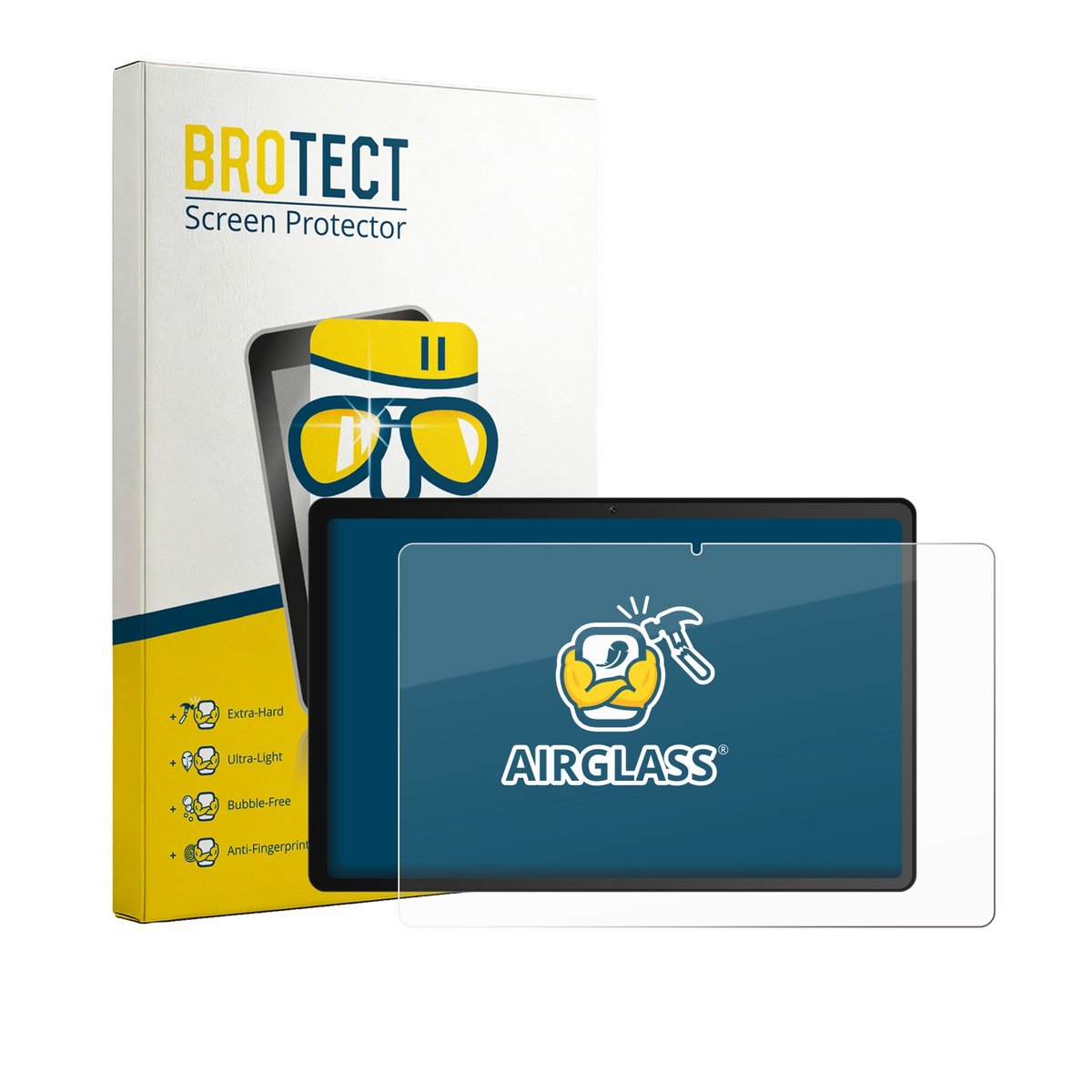 Screenprotector voor Whitedeer WHTG1301 10.1" Beschermglas transparant