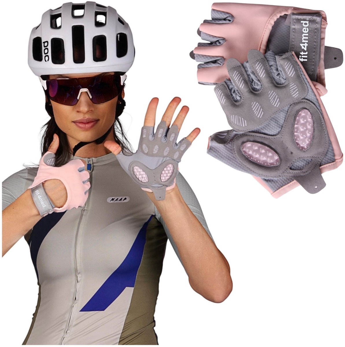 MONA Fit4Med - Sporthandschoenen - Skinschoenen - Klittenbandsluiting