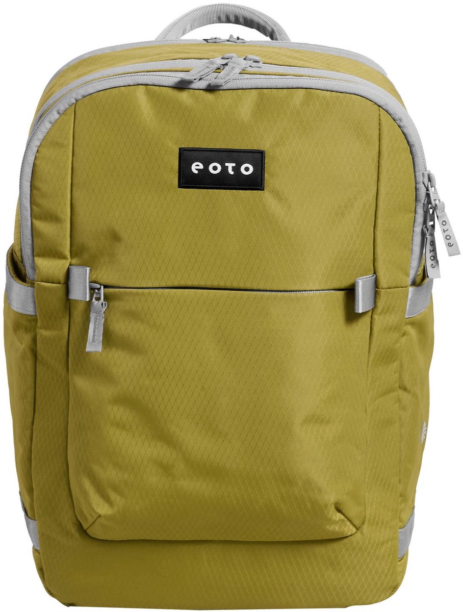 eoto schoolrugzak laptop rugzak met laptopvak Tidy22 Backpack 22L Olive Green olijfgroen