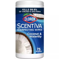 Clorox Kokos Waterlily - Desinfectiedoekjes - 75 stuks