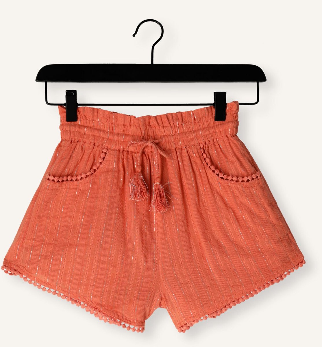 Ai&Ko Clover Lurex Co 503 G Broeken Meisjes - Oranje - Maat 140