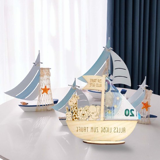 Solidchoice - Doopgeschenk Houten Noach Ark voor Kinderen van Solidchoice — afbeelding 2