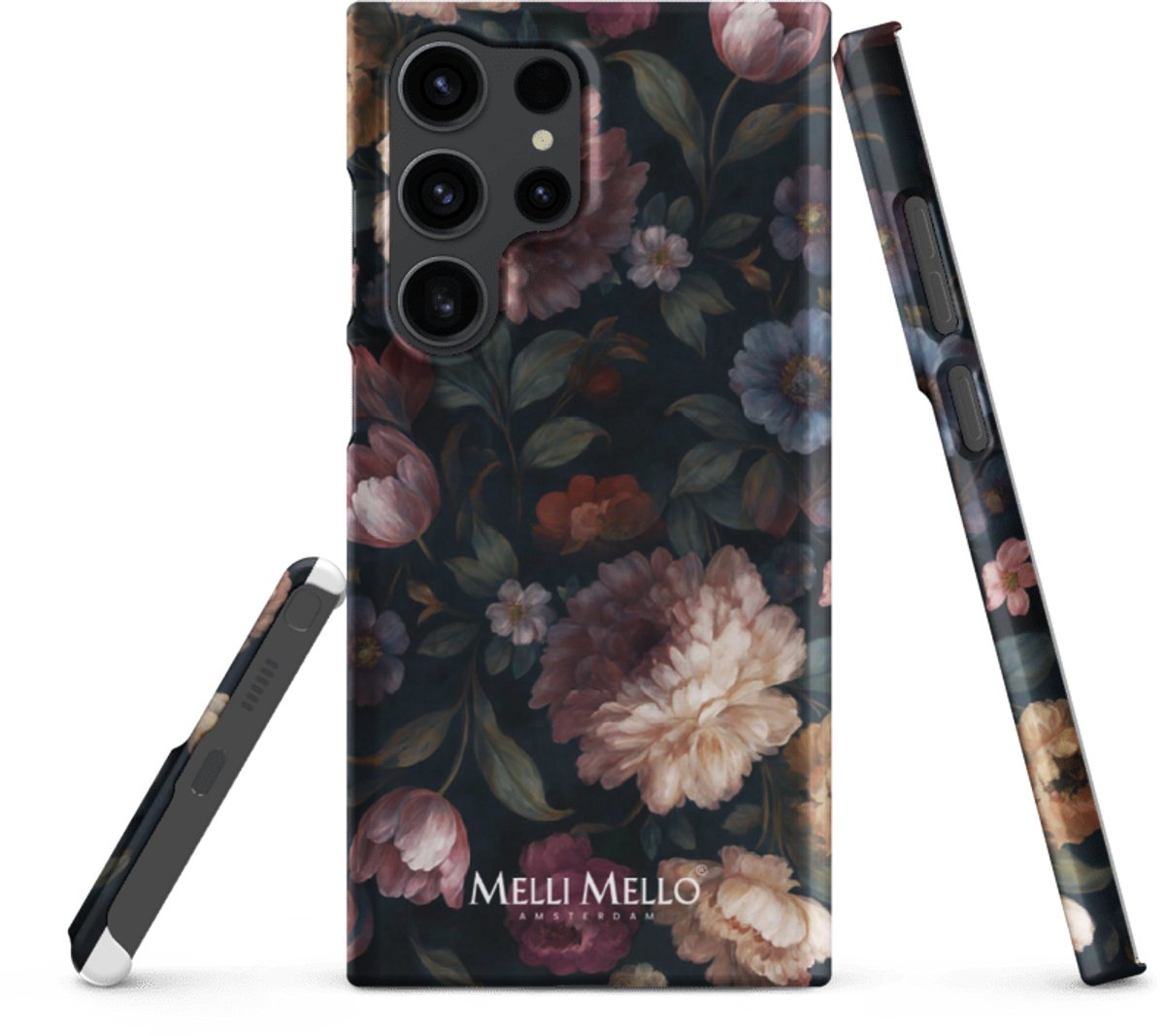 Melli Mello Telefoonhoesje Noir Bloom (Hard Case) - Samsung Galaxy S23 Ultra