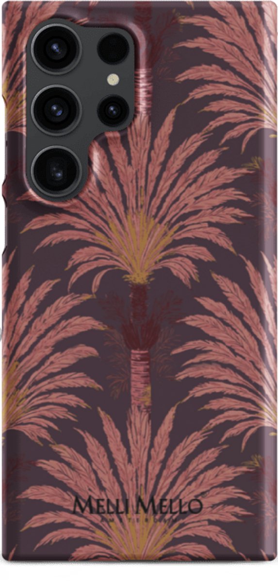 Melli Mello Telefoonhoesje Crimson Palm (Hard Case) - Samsung Galaxy S23 Ultra
