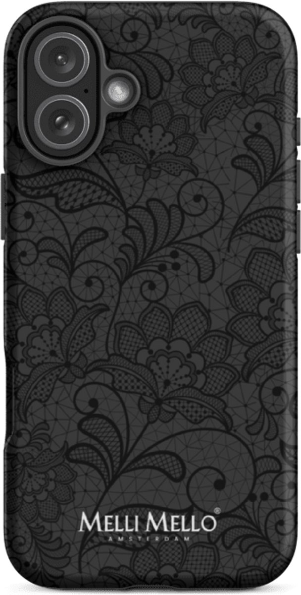 Melli Mello Telefoonhoesje Midnight Lace (Tough Case) - Apple iPhone 16 Plus