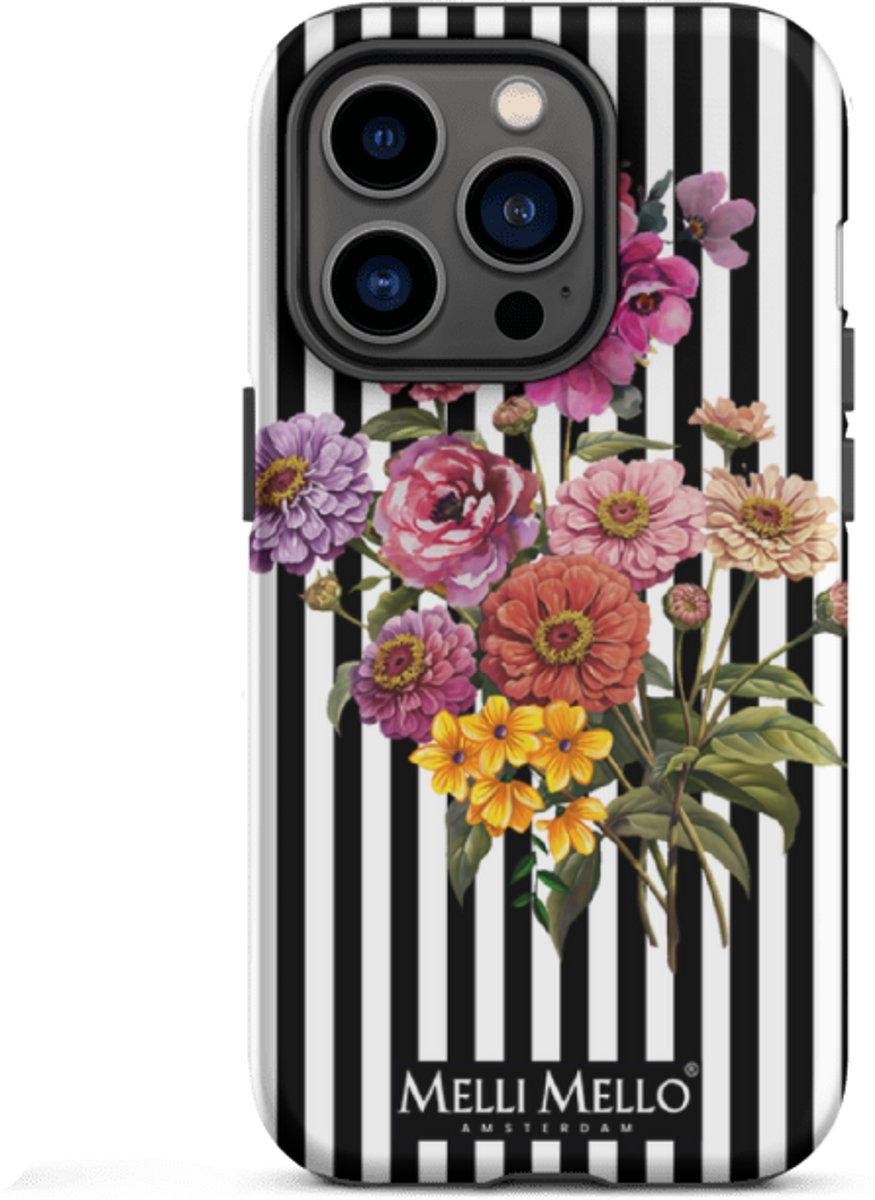 Melli Mello Telefoonhoesje Striped Grace (Tough Case) - Apple iPhone 14 Pro