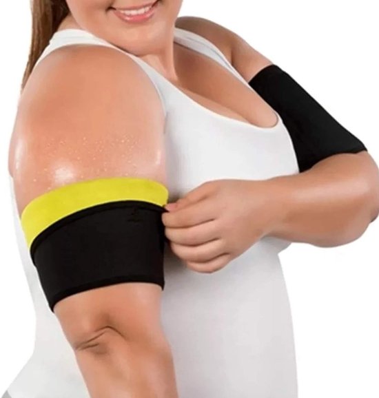 Slimming Arm Sleeves - 2 Stuks Neopreen Compressie Mouwen voor Slanker Uiterlijk, Ondersteuning en Comfort voor Bovenarmen van Merkloos — afbeelding 2