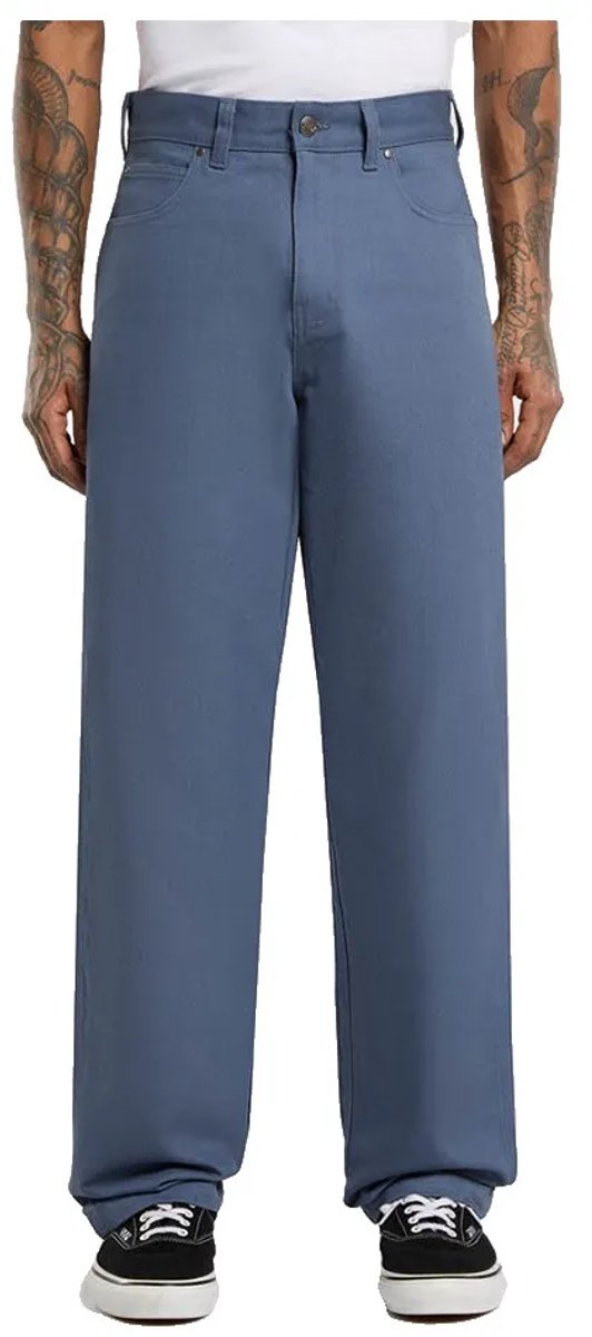 Dickies Wellsville Loose Tapered Twill Broek 34 Man Retro Indigo