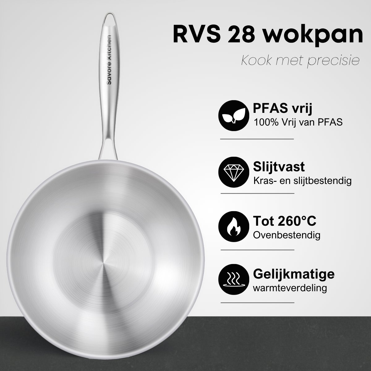 Savoré Savoré Kitchen Wokpan - afbeelding 4