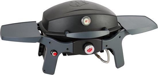 Landmann Pantera 1.0 Barbecue - Gasbarbecue - Mobiel - Gietijzeren Grillrooster - Elektrische Ontsteking - Zwart - Tafelmodel - Compact van Landmann — afbeelding 2