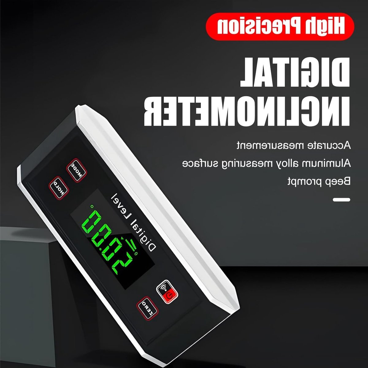 Digitale Inclinometer en Hoekmeter met Draagtas, Automatische Digitale Waterpas voor Houtbewerking en Metingen