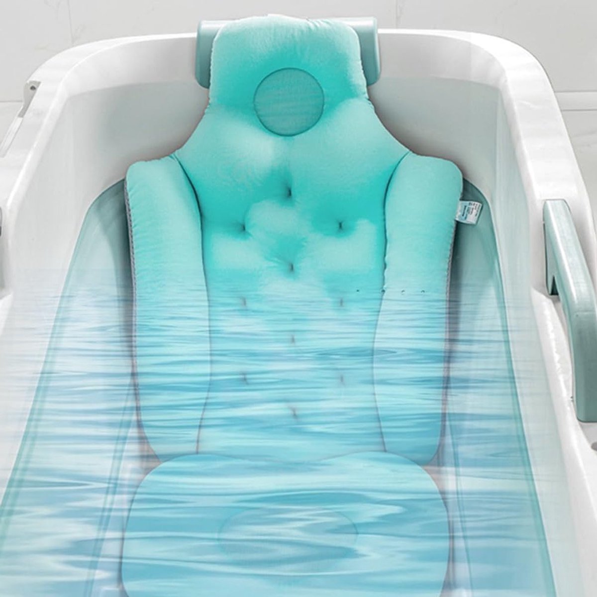 Comfortabel Badkussen voor Volledige Lichaamssteun, Ideaal voor Bad en Spa, Blauw