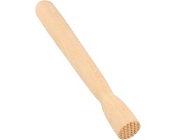 Fermentatietamper van Hout, Ideaal voor Sauerkraut, Cocktails en Specerijen, Duurzaam en Handzaam Ontwerp
