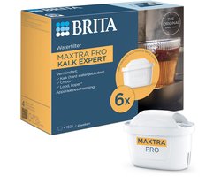 BRITA Waterfilterpatroon MAXTRA PRO Kalk Expert 6 pack - Originele navulling voor alle BRITA kannen voor extra kalkfiltering & bescherming van apparaten
