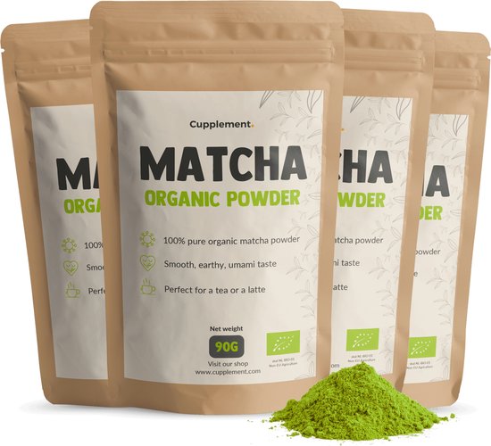 Cupplement® - Matcha Poeder Biologisch Multipack 360