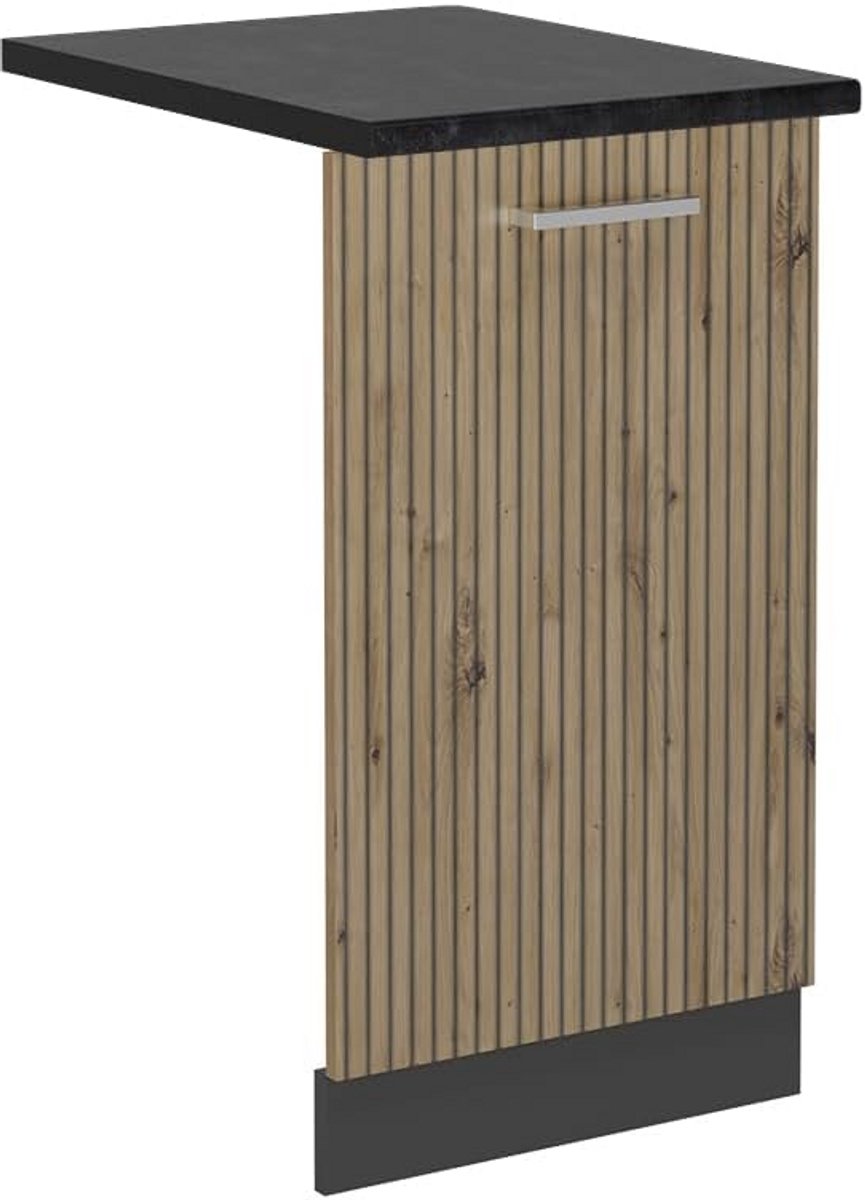Vaatwasserpaneel 45 cm – Artisan Eiken en Antraciet – Flexibele Keukenmodule