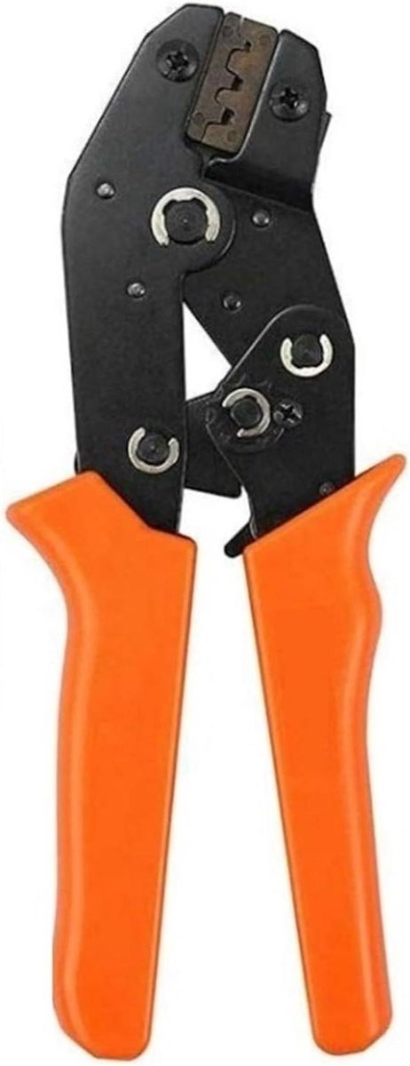 Krimptang Set - Tang Klemmen - Elektrische Verbindingen Maken - Ergonomisch Ontwerp - SN-28B - Grijs