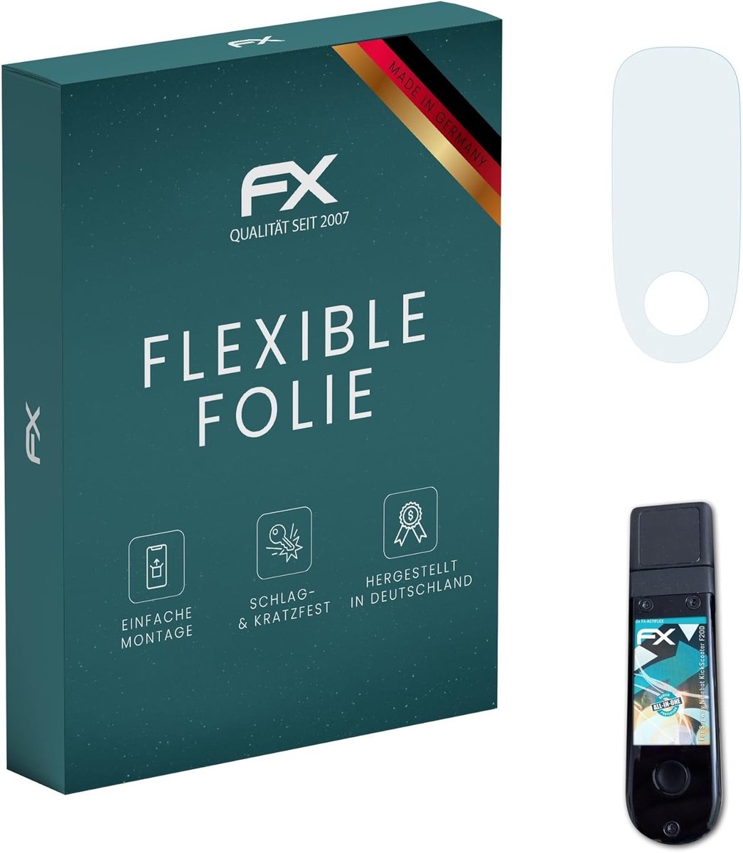 2x Schermbeschermer voor Segway Ninebot KickScooter F20D | Ultra Flexibele Display Folie