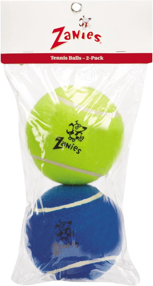 Stevige Tennisballen voor Honden (2 Stuks) - 5 Inch | Duurzaam Speelgoed