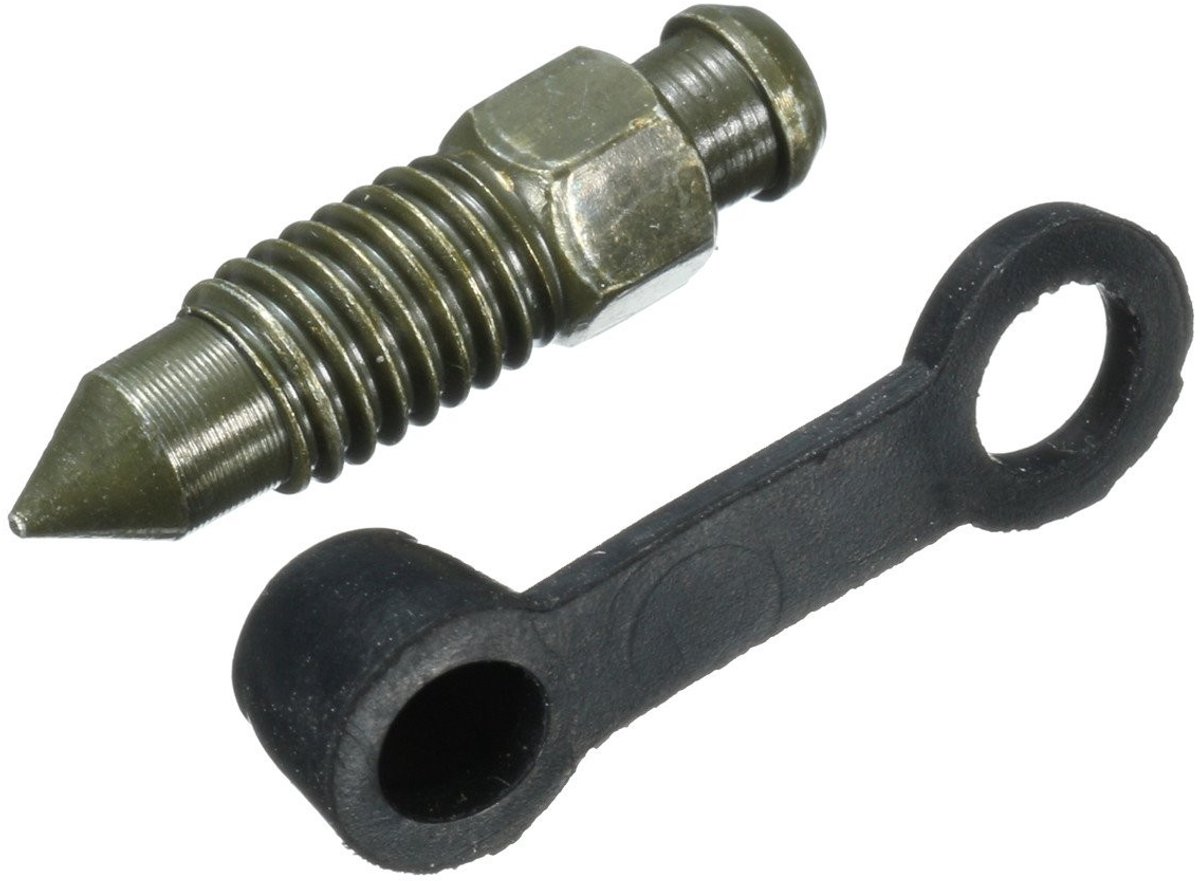 MTTproducts- Remklauw Bloed Schroef - M8 x 1.25mm - Stofkap - Motorfiets - Professionele Installatie - Lengte 30,5 mm - Bloedschroef