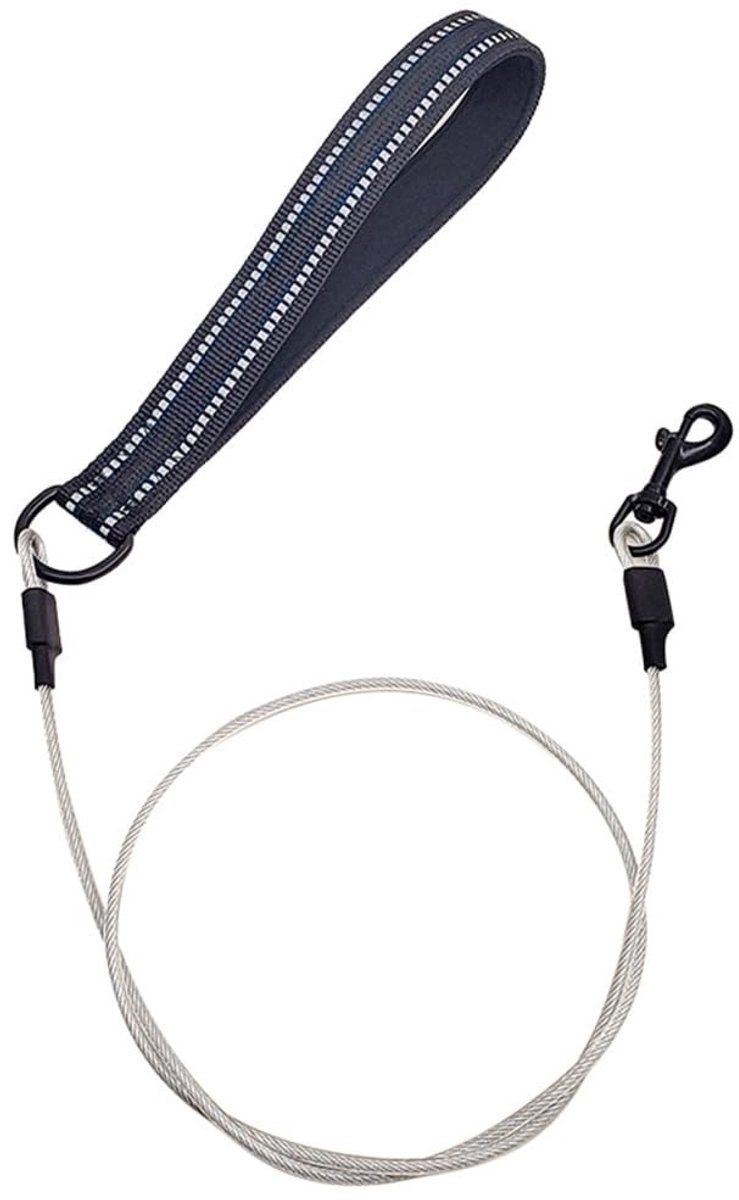 MTTproducts- Hondenriem Schokbestendig - Reflecterende Nylon - Gewatteerd Handvat - 120 cm - Geschikt voor Kleine/Middelgrote/Grote Honden - Trekkracht tot 70KG - Hondenlijn