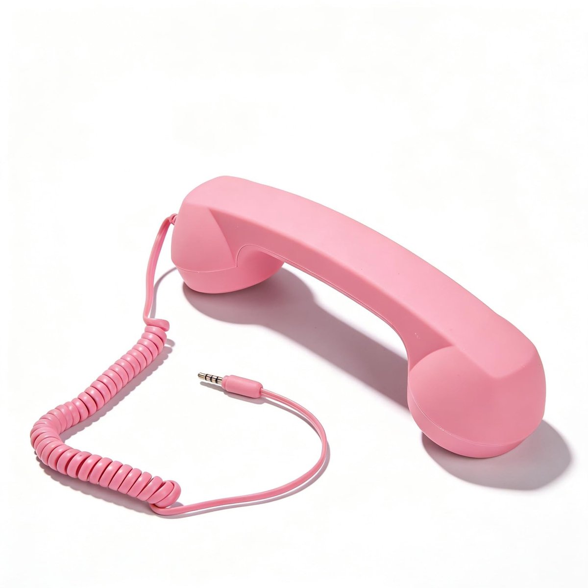 NTH products- Telefoonhoorn Retro - Stralingsbestendig - Bedrade Mobiele Telefoonontvanger - Verstelbaar Volume - Flexibel Gebruik - 9ft Krulsnoer